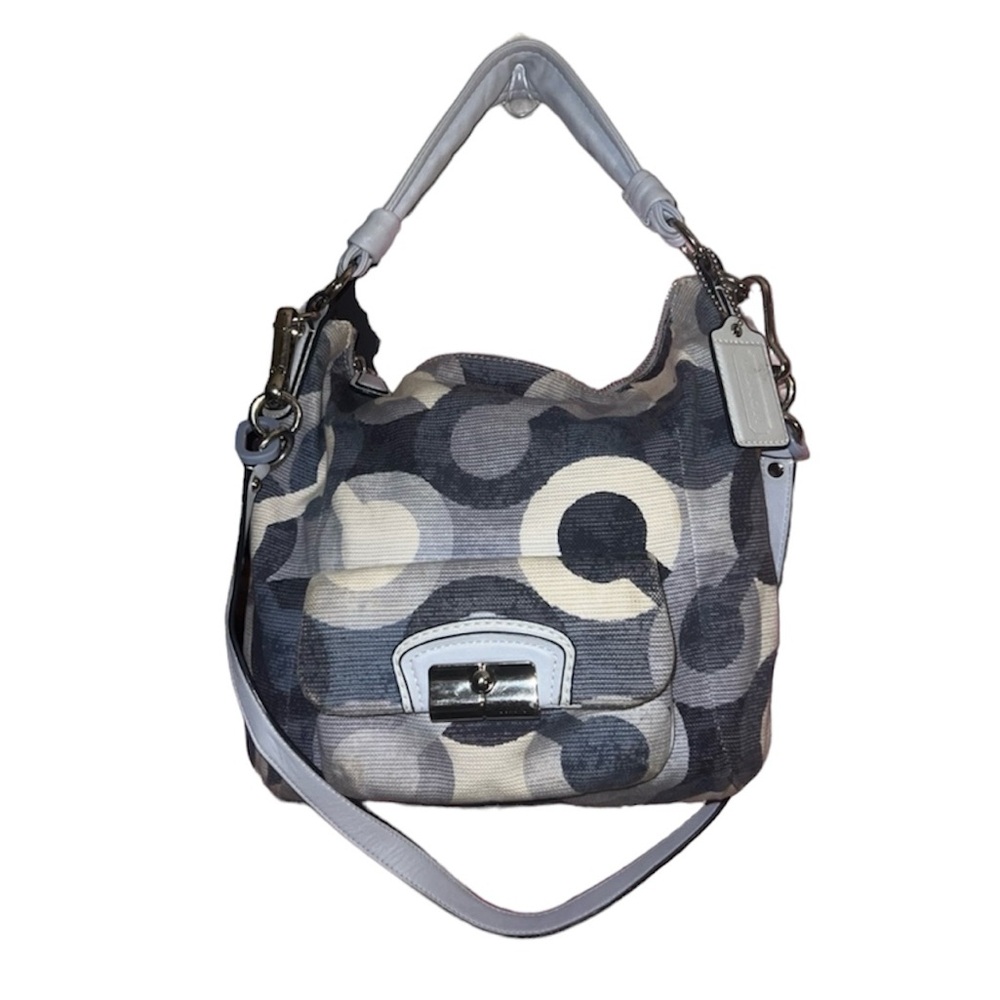 Coach Kristen Graphic OP Art Hobo Crossbody